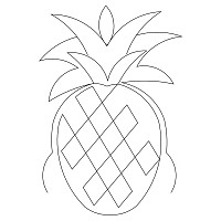 pineapple border 001